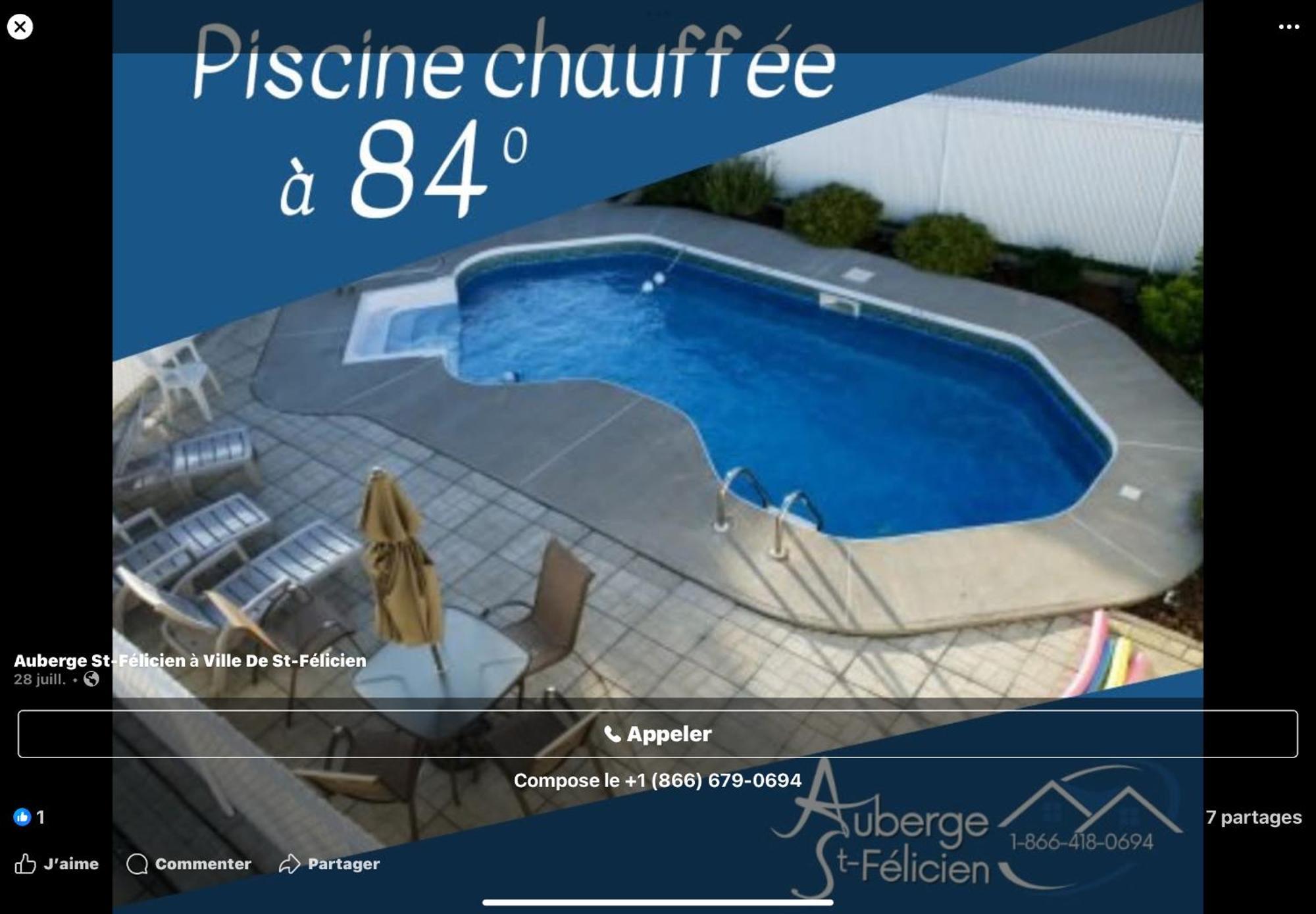 Hotel Auberge St-Felicien Saint-Félicien Dış mekan fotoğraf